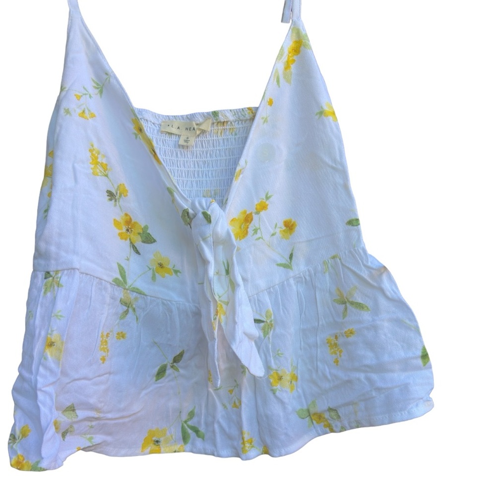 PACSUN L.A Hearts Summer Flower Crop Top NWT S